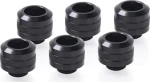 Alphacool Eiszapfen Pre čierna / Skrutkovanie pre hardtube / 13mm / G1/4" / 6 ks (17475)