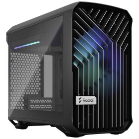 Fractal Design Torrent Nano ARGB Black TG Light Tint čierna / Mini-ITX / 1x USB 3.1 Type C + 2x USB 3.0 / bez zdroja (FD-C-TOR1N-02)