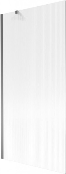 MEXEN/S - Next vaňová zástena FIX 90 x 150, prúžky, grafit metal 895-090-000-00-09-95