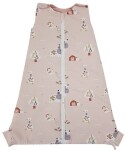 EKO Vak na spanie bavlnený multifunkčný My farm Powder pink 50x75 cm, 3-12m 2,5 TOG