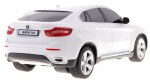 RASTAR Auto na diaľkové ovládanie R / C BMW X6 Rastar 1:24 biele