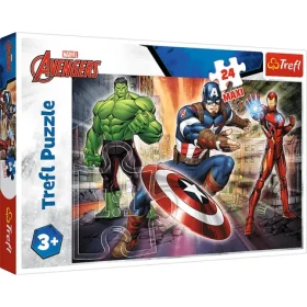 Trefl - Puzzle - Vo svete Avengers MAXI 24 dielikov