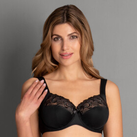 Pohodlná podprsenka Lucia s vypchávkami 5822 čierna - Anita Classix 001 black 95F