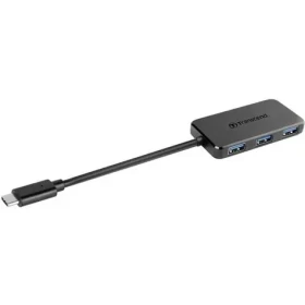Transcend HUB2C čierna / USB hub / 4× USB-A / USB-C / USB 3.2 Gen 1 / bez napájania (TS-HUB2C)