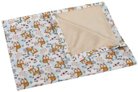 Detská deka BÁRA 5284/427 75x100 béžová/mačičky