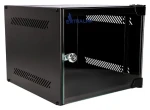 Extralink LITE 4U 10" čierna / Rozvádzač / nástenný / šírka 280 mm / hĺbka 310 mm / sklenené dvere (EX.28815)