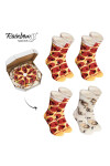 Rainbow Socks Pizza 4 páry Pepperoni 36-40