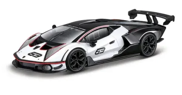 Bburago RACE Lamborghini Essenza SCV12 biela čierna perleť 1:32