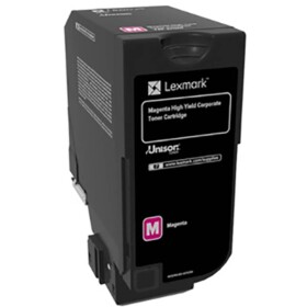 Lexmark 74C2HME toner originál purpurová Maximálny rozsah stárnek 12000 Seiten; 74C2HME