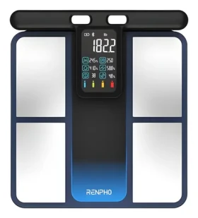 Renpho MorphoScan čierna/strieborná / Múdra osobná váha / segmentálna analýza / Bluetooth / do 180 kg (R-MSC01-BK-SPF)