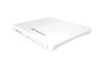Transcend externá DVD napaľovačka slim čierna / USB 2.0 / biela / + CyberLink Media Suite 10 (TS8XDVDS-W)