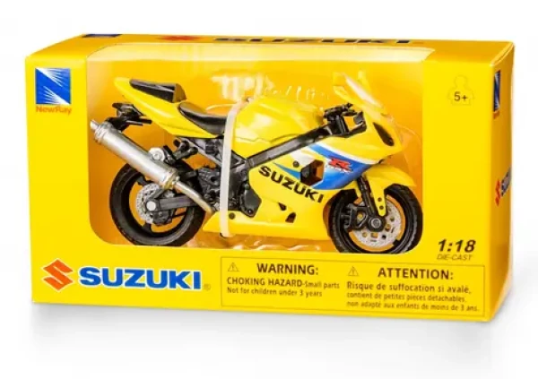 Daffi Motocykel Suzuki GSX R600 žltá