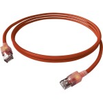 Easylan CS1ORADAD0070 RJ45 sieťové káble, prepojovacie káble CAT 6A S/FTP 7.00 m červená (jasná) dvojžilový tienený, bez halogénov, samozhášavý 1 ks; CS1ORADAD0070