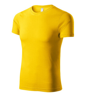 Tričko Peak unisex žlté XS