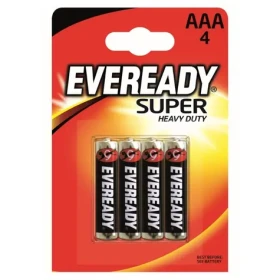 Eveready Super Batéria - Mikrotužka AAA 4 ks (blister) (7638900227550)