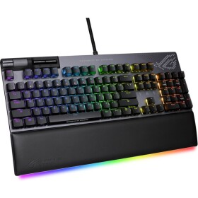 ASUS ROG Strix Flare II Animate čierna / Herná klávesnica / USB-A 2.0 / ROG NX RED / PBT / RGB / US layout (90MP02E6-BKUA01)