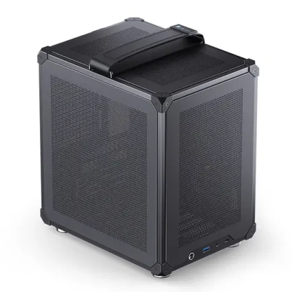 Jonsbo C6-ITX čierna / mITX / 1x USB-A / 1x USB-C / bez zdroja (C6-ITX-BLACK)