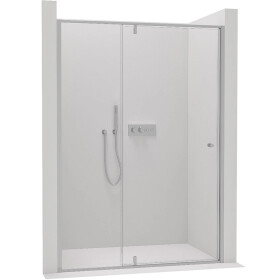 CERANO - Sprchové pivotové dvere Santini Ľ/P - 6 mm - chróm, transparentné sklo - 110x195 CER-426208