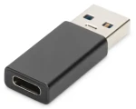 Digitus USB-A na USB-C čierna / Redukcia / USB 3.0 / 5 Gbit/s (AK-300524-000-S)