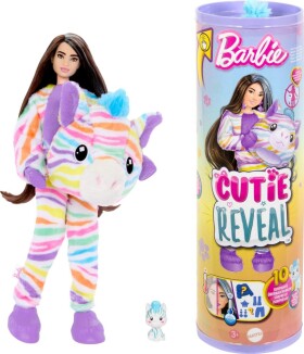 Barbie Cutie Reveal Barbie farebné sny zebra