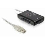 DeLock konvertor USB 2.0 gt; SATA 22, 16, 13 pin externý (61825)