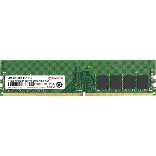 Transcend JetRAM Modul RAM pre PC DDR4 16 GB 1 x 16 GB 3200 MHz 288-pinový DIMM JM3200HLE-16G; JM3200HLE-16G