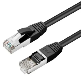 MicroConnect CAT6a S/FTP 1m čierna / Patch kábel / RJ-45 / PoE / LSZH (MC-SFTP6A01S)