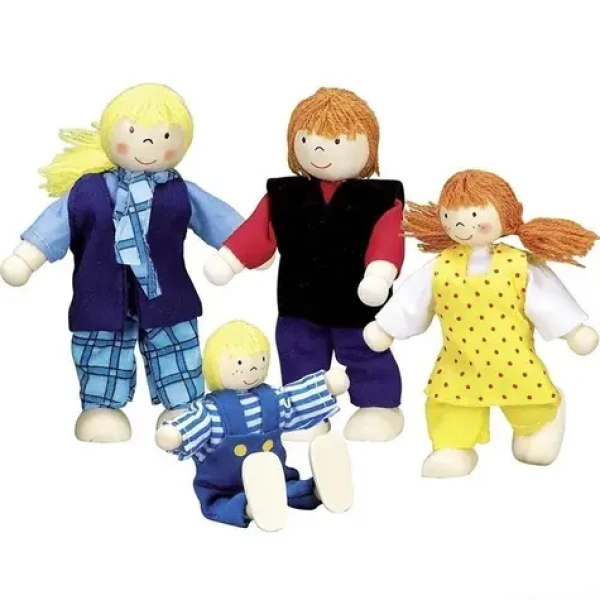 GOKI Bábiky Mladá rodina 4 ks