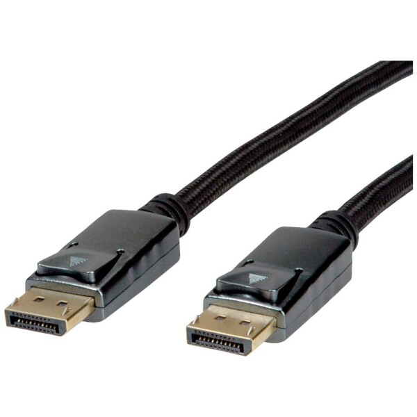 Roline DisplayPort prepojovací kábel Konektor DisplayPort, Konektor DisplayPort 3.00 m viacfarebná 11.04.5868 8K UHD Kábel DisplayPort; 11.04.5868