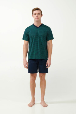 Vamp - Pyžamový komplet s geometrickou potlačou 21601 - Vamp blue XXL