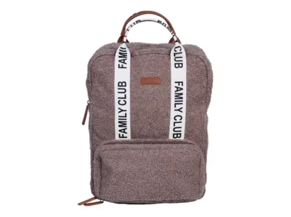 Childhome Prebaľovací batoh Family Club Signature Teddy Off White / 40 x 30 x 16 cm (CWBPSTSB)