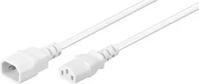 MicroConnect Power Cord C14 - C13 0.5m biela (PE040605W)
