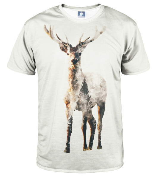 Aloha From Deer Lonely Red Deer Tričko TSH AFD1052 Beige