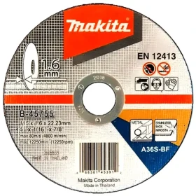 Makita / Rezný kotúč na kov a nerez / 115 x 1,6 x 22,2 mm (B-45755)