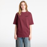 Tričko New Era Pinstripe Os Tee UNISEX Frosted Burgundy XL