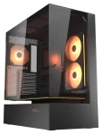 COUGAR CFV235 čierna / Skriňa PC / Midi Tower / ATX / ARGB / Temperované sklo (CGR-2DA4B)