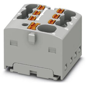 Phoenix Contact PTFIX 4/6X1,5-G GY 1047478 blok rozvádzača 0.14 mm² 1.5 mm² sivá 20 ks; 1047478