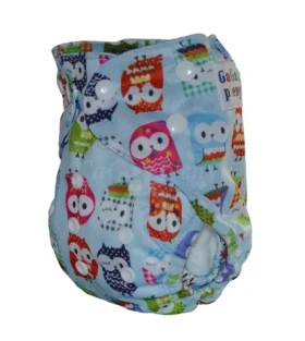 GaGa's Novorodenecké vrchné nohavičky Sovičky na patentky (8594197443433)