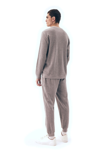 Pánske pyžamo 42638 Desert grey - HENDERSON šedá M