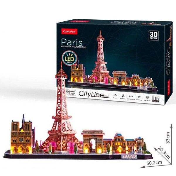 Cubicfun 3D Puzzle Paríž