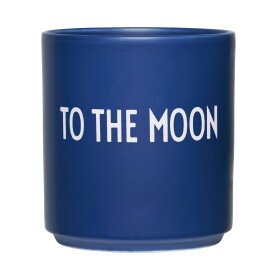 DESIGN LETTERS Porcelánový hrnček To the Moon Dark Blue 300 ml