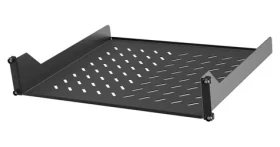 Vertiv 19" pevná konzolová polica 2U čierna / Polica do racku / 2U / nosnosť 22,5 kg (VRA3001)