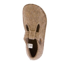 Detské barefoot papuče FLEXY WOOLY Beige; Froddo; G1700378-4 - 23