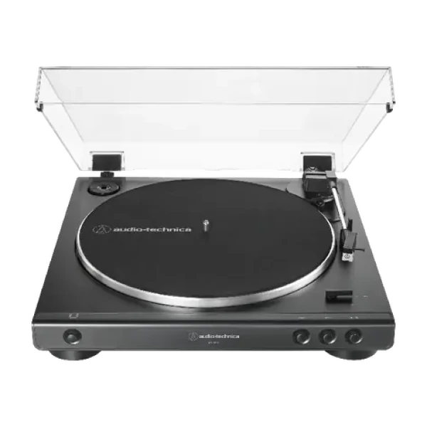 Audio Technica AT-LP60XBK čierna / Gramofón / 33.3 amp; 45 RPM / RCA / 3.5mm Jack / predzosilňovač (AT-LP60XBK)