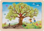 GOKI Viacvrstvové puzzle Jabloň v ročných obdobiach
