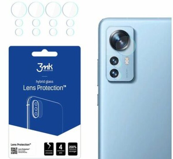 3mk Lens Hybridné sklo ochrana kamery pre Xiaomi 12 Pro (4ks) (5903108455503)