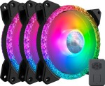 Cooler Master MF120 Prismatic 3-pack + Hub (MFY-B2DN-203PA-R1)