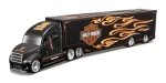 Maisto Harley-Davidson Haulers s plameňmi čierna