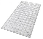 BESCO - Obdĺžniková sprchová vanička VEXO - biela - Farba - Biela, Nožičky k vani - Bez nožičiek, Rozmer A - 120 cm, Rozmer B - 90 cm VEXOOWD1290W