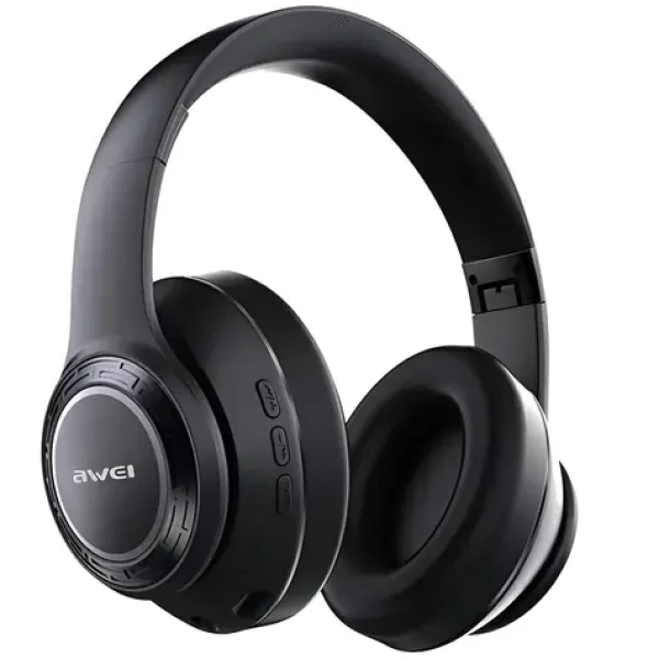 AWEI A300BL čierna / Bezdrôtové slúchadlá / Bluetooth 5.3 / RGB podsvietenie (A300BL)